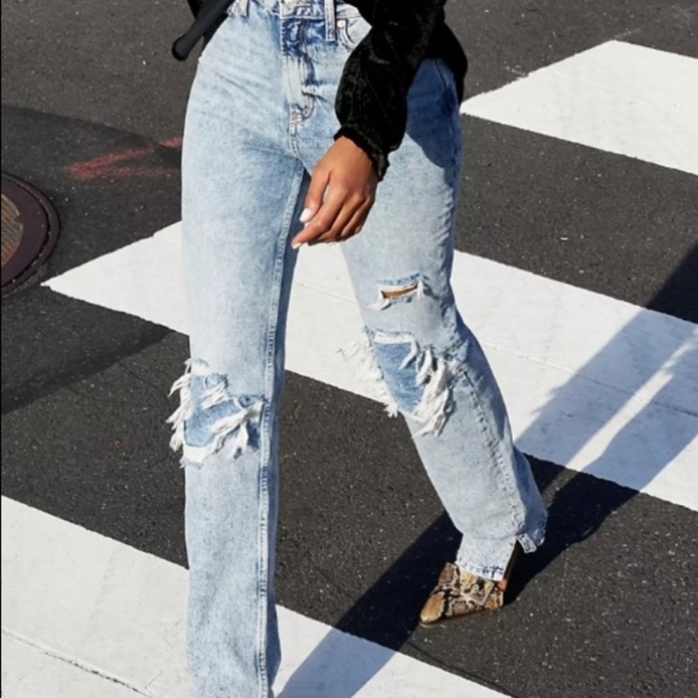 Free People NWT my own lane High Rise jeans.